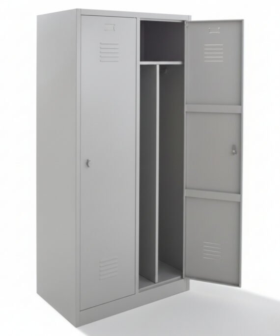 Kirli Temiz Bölmeli İkili Metal Soyunma Dolabı