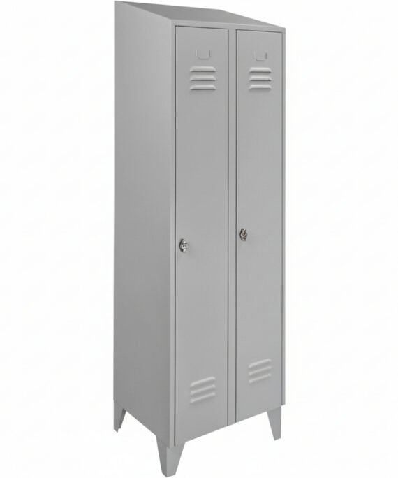 Eğimli İkili Metal Soyunma Dolabı