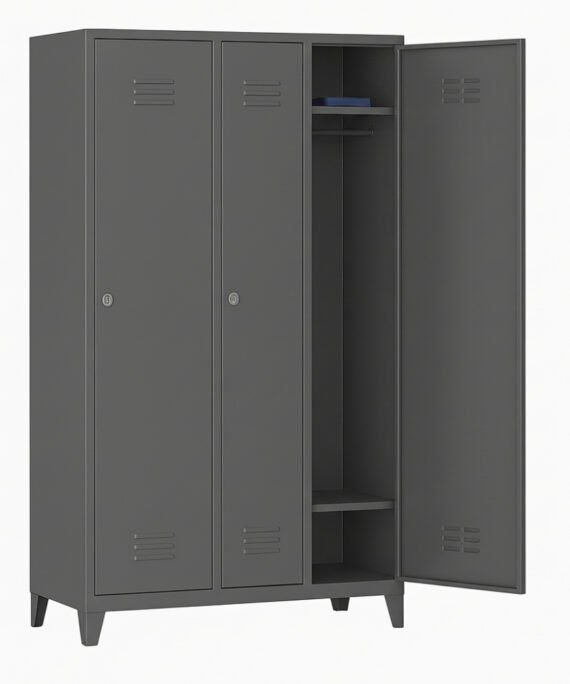 Üçlü Metal Personel Soyunma Dolabı